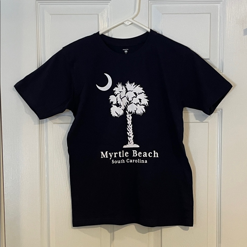Swell Navy Blue Kids Tee with White Myrtle Beach Design